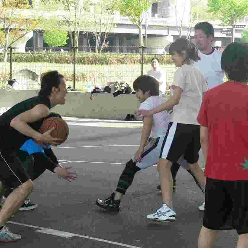 バスケットボールリンク写真